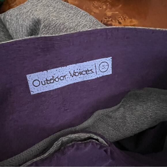 Outdoor Voices Purple Colorblock High Rise Leggings - Picture 5 of 7